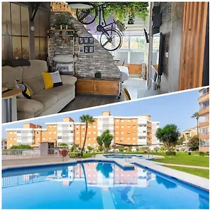 Saltillo Alto Gray Studio. Vistas Al Mar Y Piscina Apartamento Torremolinos